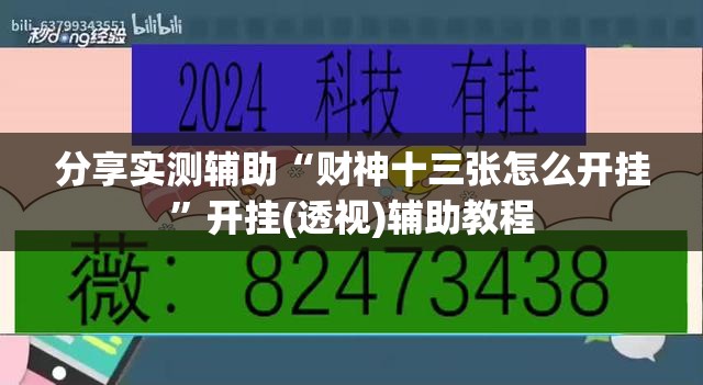 分享实测辅助“财神十三张怎么开挂”开挂(透视)辅助教程