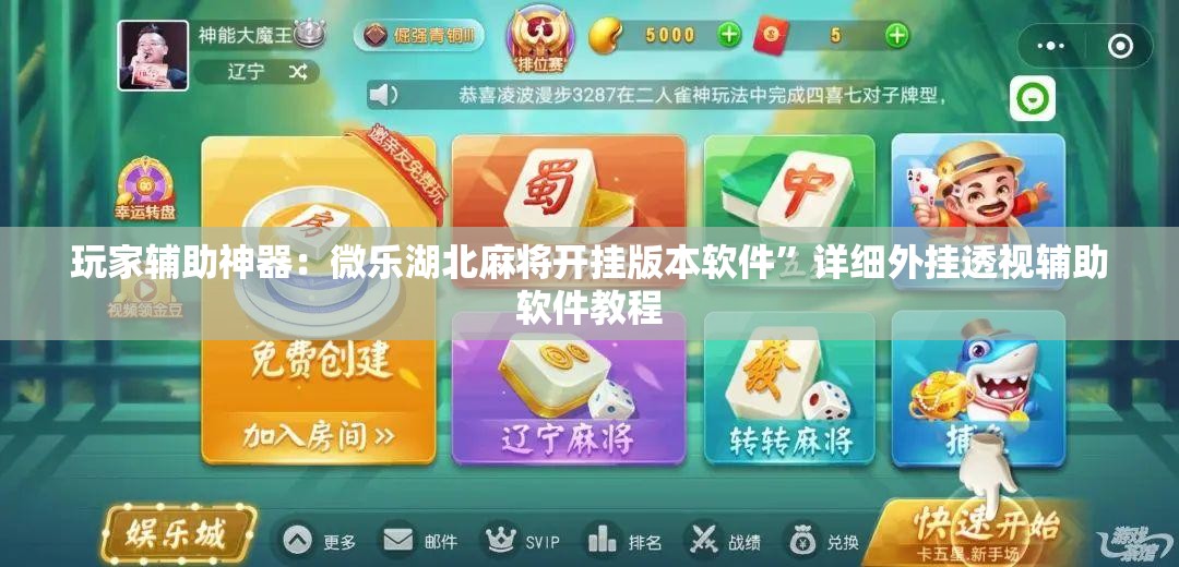 玩家辅助神器：微乐湖北麻将开挂版本软件”详细外挂透视辅助软件教程