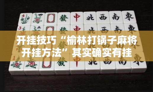 开挂技巧“榆林打锅子麻将开挂方法	”其实确实有挂