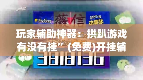 玩家辅助神器：拱趴游戏有没有挂	”(免费)开挂辅助教学(最新辅助开挂教程)