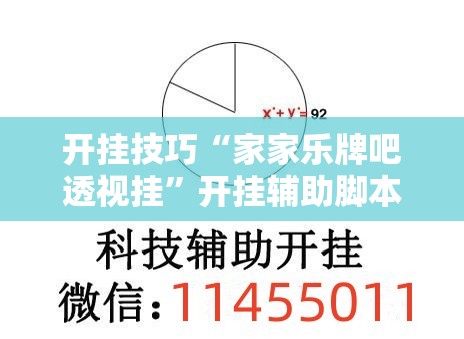 开挂技巧“家家乐牌吧透视挂”开挂辅助脚本+详细开挂安装教程