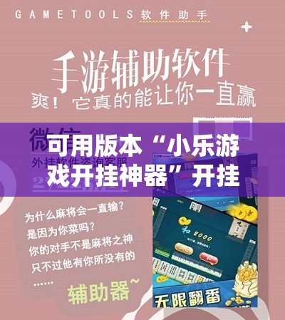 可用版本“小乐游戏开挂神器	”开挂辅助脚本+详细开挂安装教程