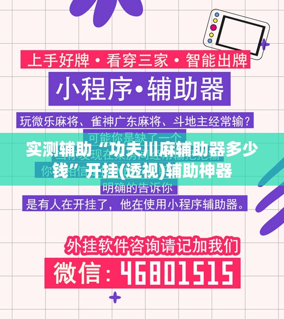 实测辅助“功夫川麻辅助器多少钱	”开挂(透视)辅助神器