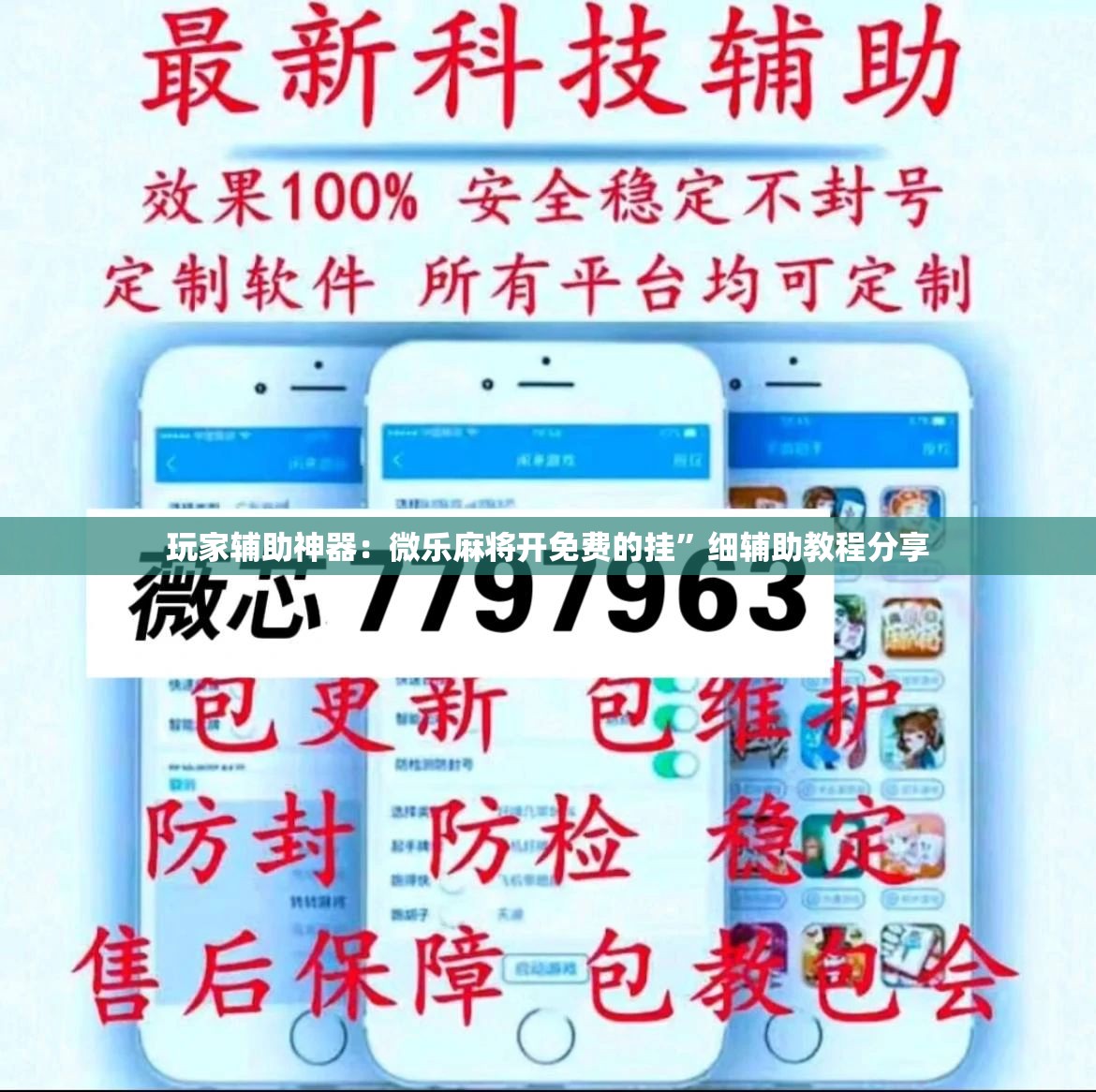 玩家辅助神器：微乐麻将开免费的挂”细辅助教程分享