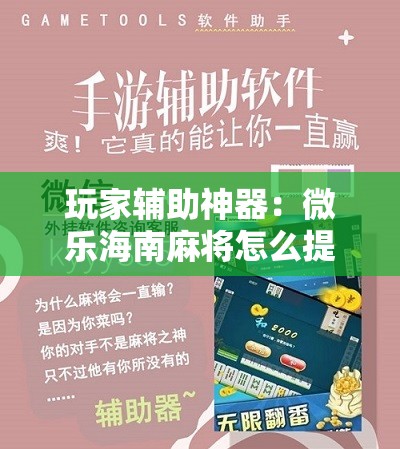 玩家辅助神器：微乐海南麻将怎么提高胜率	”其实确实有挂