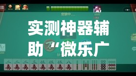 实测神器辅助“微乐广西麻将有挂吗”开挂(透视)辅助神器